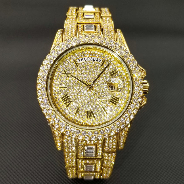 Multifunction Diamond Luxury Watches For Men