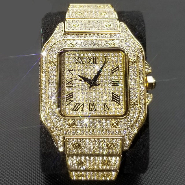 CatWrap™ Ice Out Square Luxury Watch For Men