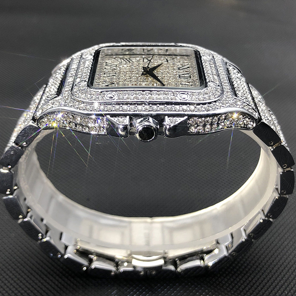 CatWrap™ Ice Out Square Luxury Watch For Men