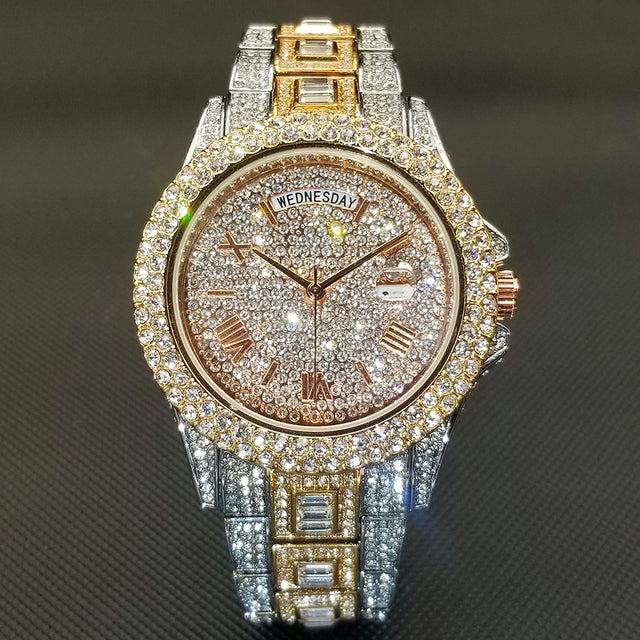 Multifunction Diamond Luxury Watches For Men