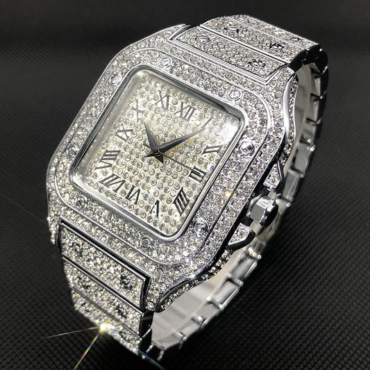 CatWrap™ Ice Out Square Luxury Watch For Men