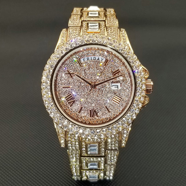 Multifunction Diamond Luxury Watches For Men