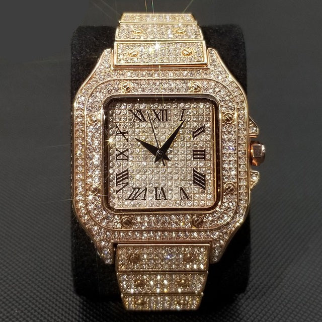 CatWrap™ Ice Out Square Luxury Watch For Men