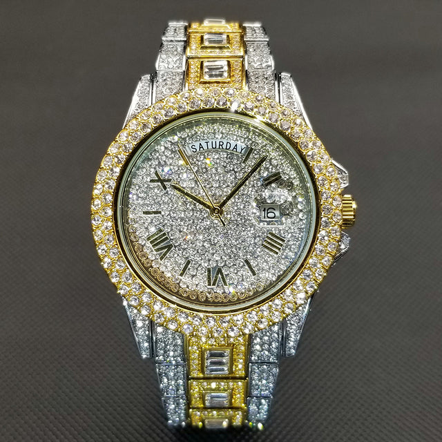 Multifunction Diamond Luxury Watches For Men