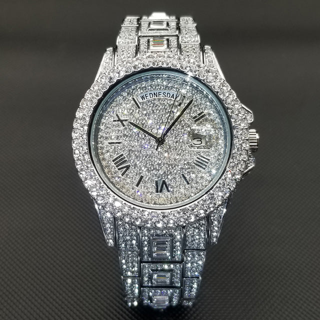 Multifunction Diamond Luxury Watches For Men