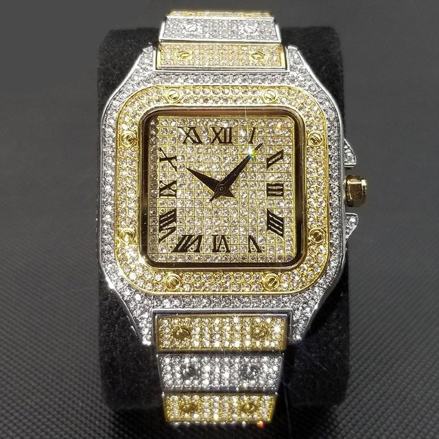 CatWrap™ Ice Out Square Luxury Watch For Men